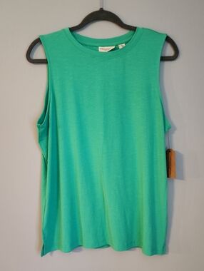 Christian Siriano Sleeveless Tank Top - Green